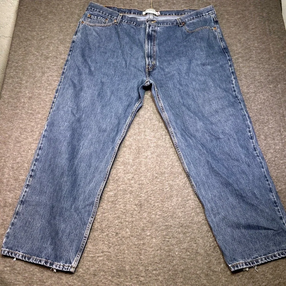 Levi's Jeans 550 Men 48x30 Light Blue Straight Leg Classic Everyday Relaxed Fit